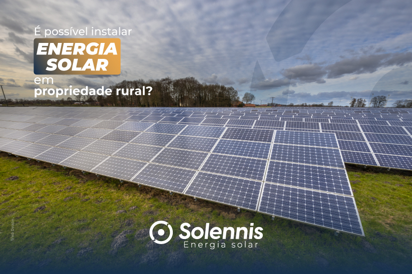 É possível instalar energia solar em propriedade rural? 